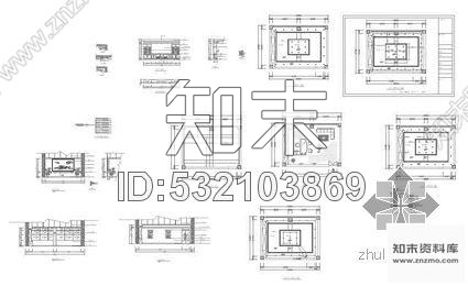 施工图办公室装修图cad施工图下载【ID:532103869】