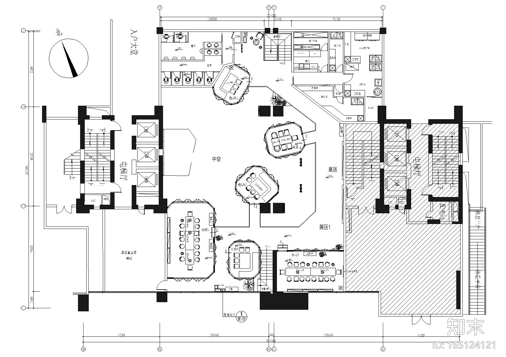 胡桃里音乐餐厅室内装饰施工图施工图下载【ID:165124121】