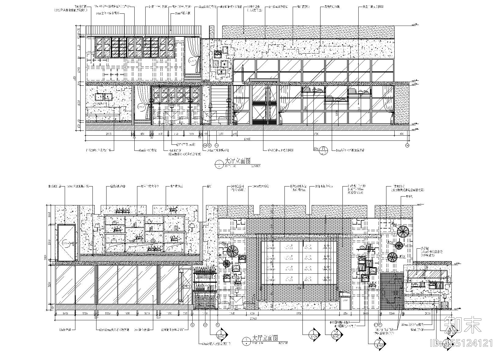 胡桃里音乐餐厅室内装饰施工图施工图下载【ID:165124121】