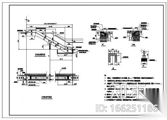 自动电扶梯通用图纸cad施工图下载【ID:166251186】