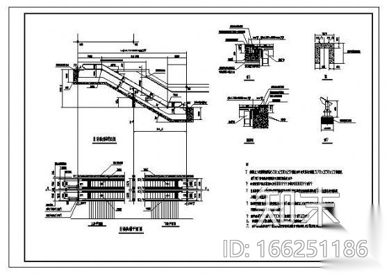 自动电扶梯通用图纸cad施工图下载【ID:166251186】