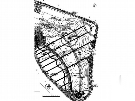 [上海]不夜城公共绿地景观施工图(全套)施工图下载【ID:160911192】