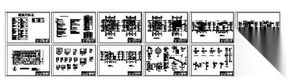 某三层别墅建筑施工图cad施工图下载【ID:149918135】