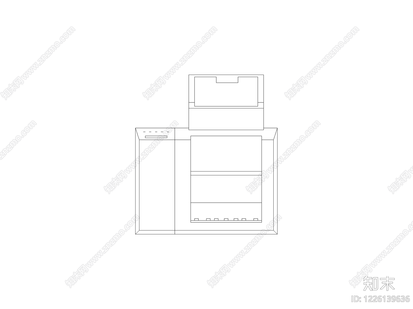 柜子cad施工图下载【ID:1226139636】