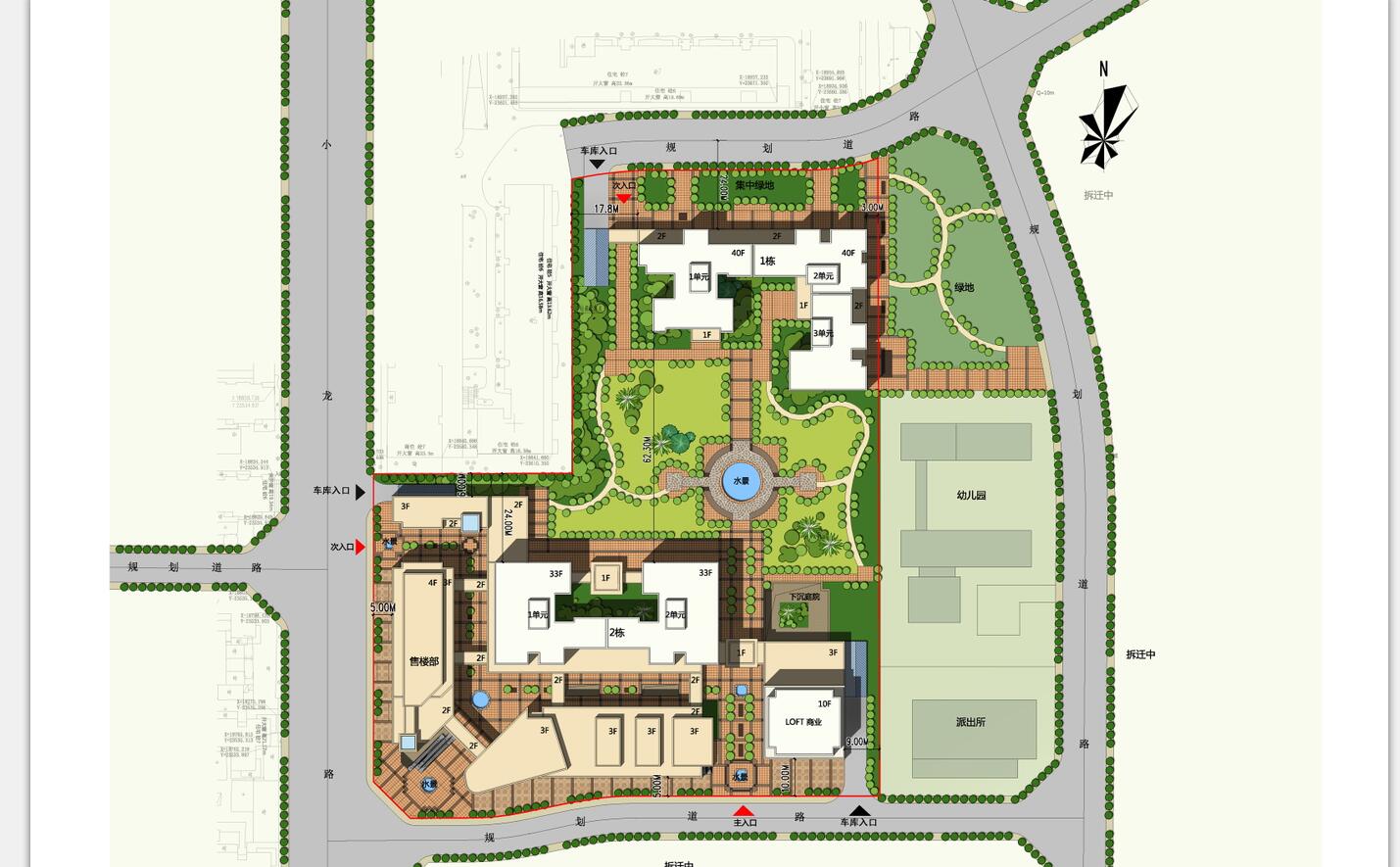 [四川]大院设计某居住区建筑方案文本cad施工图下载【ID:167943168】