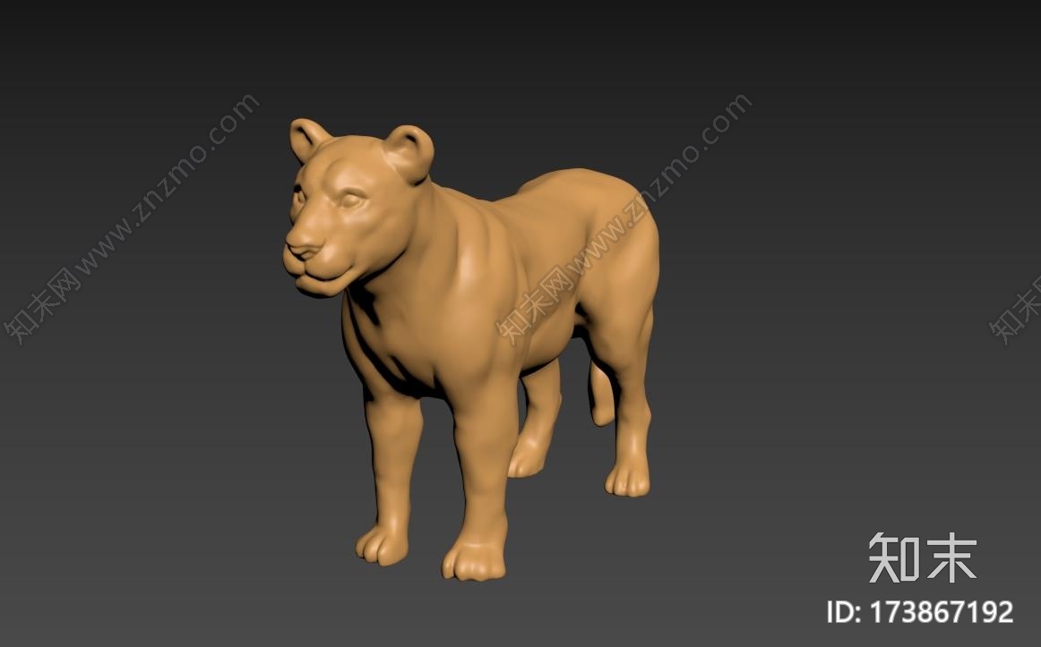 母狮子Lioness3d打印模型下载【ID:173867192】