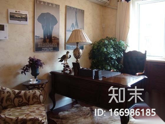 [大连]130平米精装三居样板房施工图（含实景）cad施工图下载【ID:166986185】