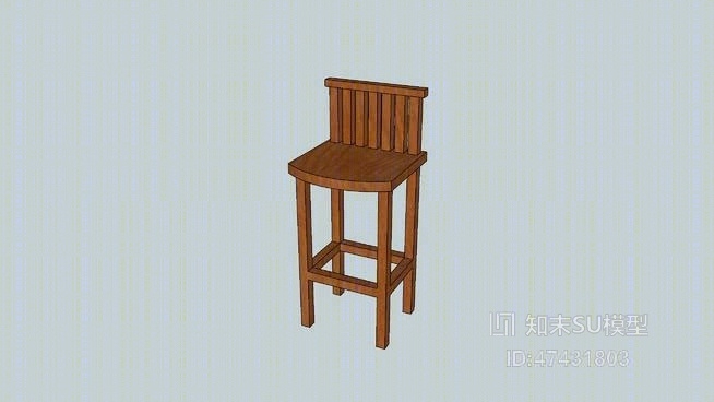 吧椅SU模型下载【ID:117974105】