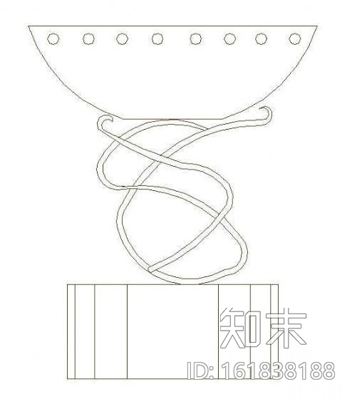 一些灯具图块cad施工图下载【ID:161838188】