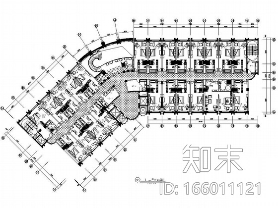 [广东]白金五星级酒店平面设计图施工图下载【ID:166011121】