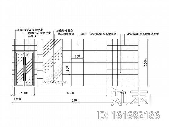 [大连]现代简约大型图书馆室内设计CAD施工图（含效果图...cad施工图下载【ID:161682186】