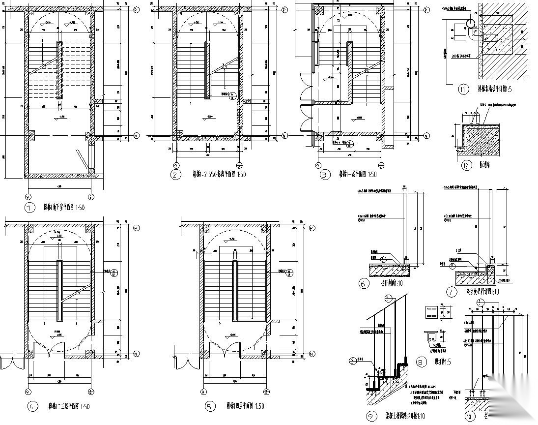 [江西]南昌凤凰城二期商业街建筑施工图设计（同济）cad施工图下载【ID:151443189】