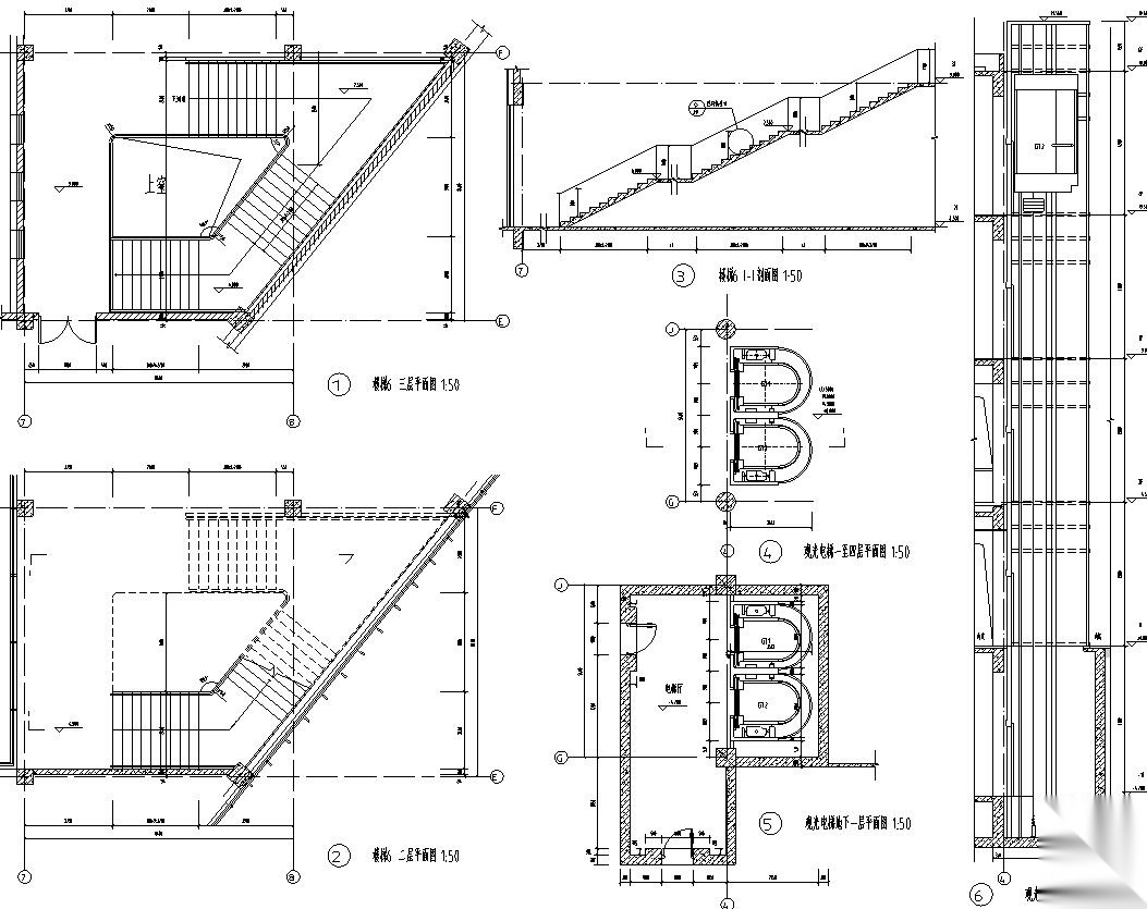 [江西]南昌凤凰城二期商业街建筑施工图设计（同济）cad施工图下载【ID:151443189】