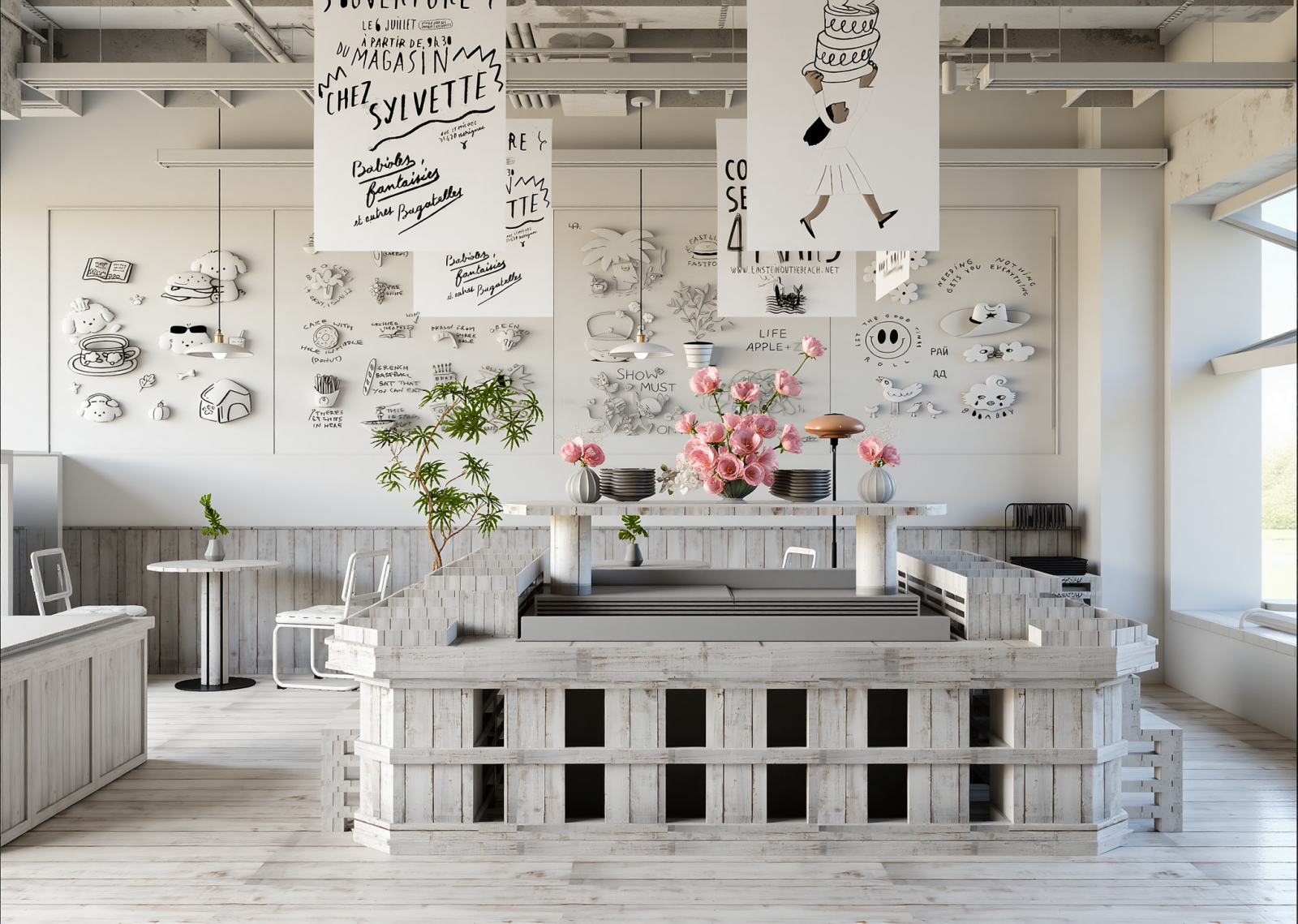 北欧食品展厅3D模型下载【ID:1214846567】