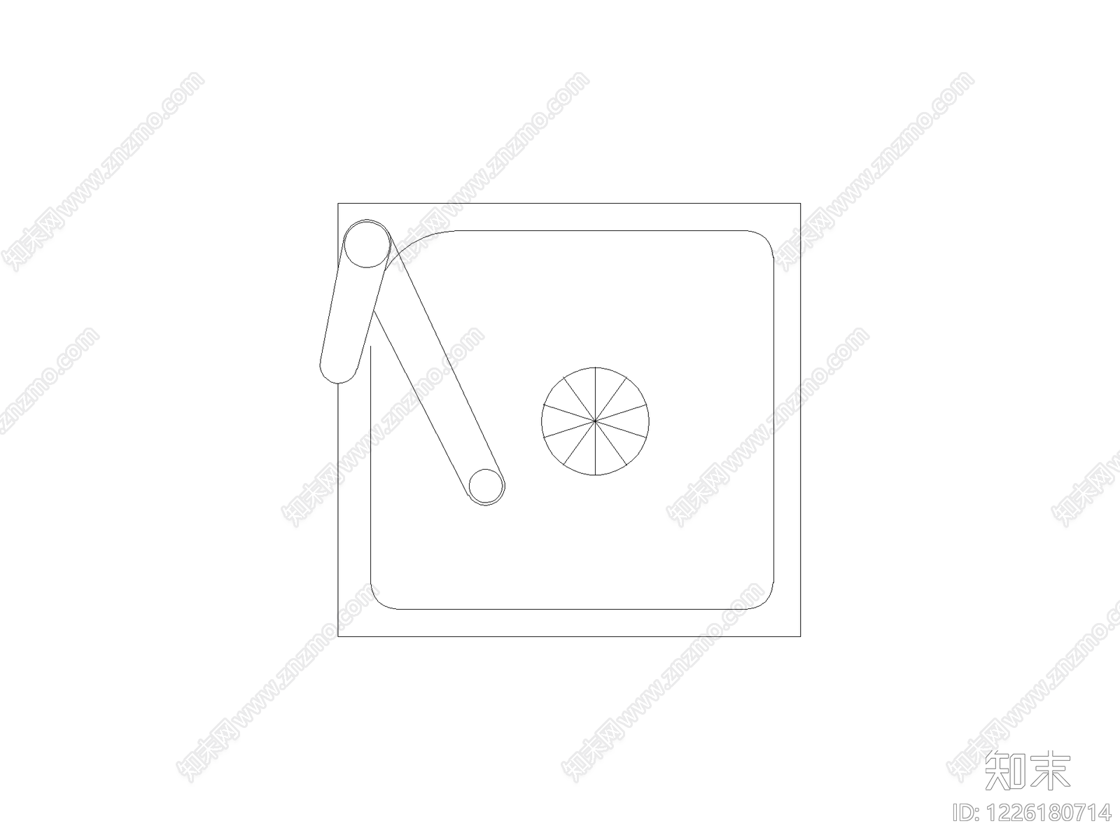 门cad施工图下载【ID:1226180714】