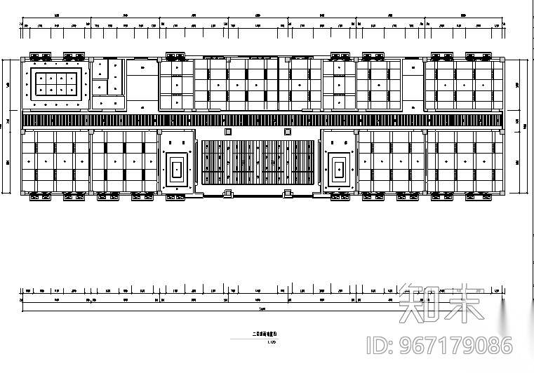 部队综合作业楼办公空间设计施工图（附效果图）cad施工图下载【ID:967179086】