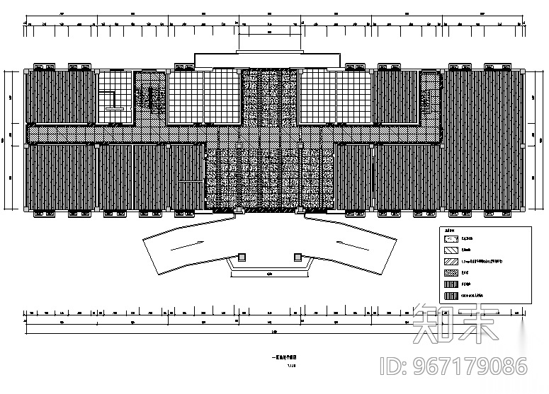 部队综合作业楼办公空间设计施工图（附效果图）cad施工图下载【ID:967179086】