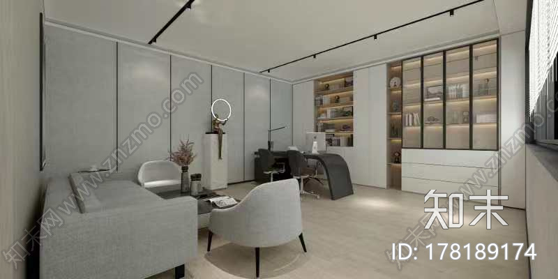 秦兴物业管理服务中心|CAD施工图+效果图cad施工图下载【ID:178189174】