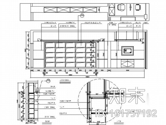 知名集团现代风格办公室内空间设计CAD施工图（含效果图...cad施工图下载【ID:161757192】