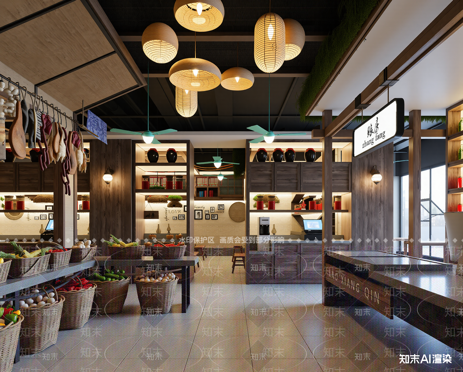 其他餐饮空间3D模型下载【ID:1213942936】