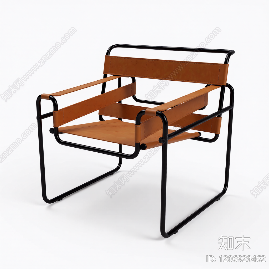 皮带框架椅3D模型下载【ID:1206929462】