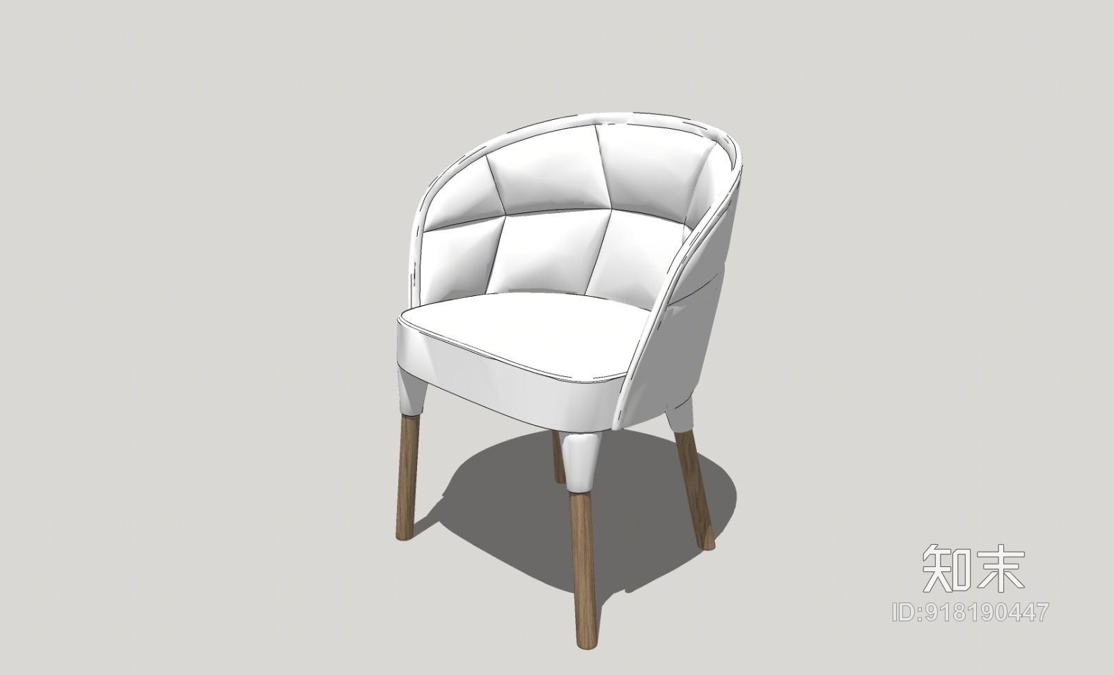 精品免费休闲椅SU模型下载【ID:918190447】
