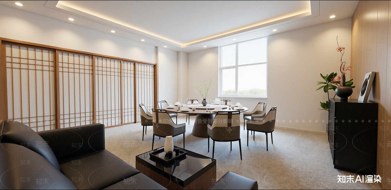 新中式快餐店SU模型下载【ID:1216057753】