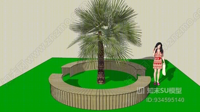 家具、桌子、公园SU模型下载【ID:934595140】
