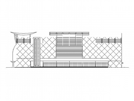 [菏泽]某四层大型超市建筑施工图cad施工图下载【ID:167656185】