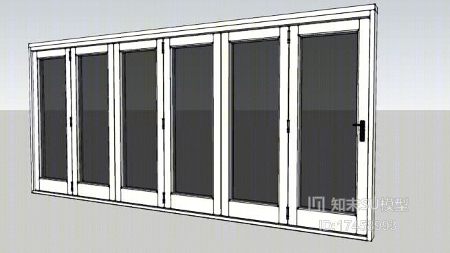双开门SU模型下载【ID:118006983】
