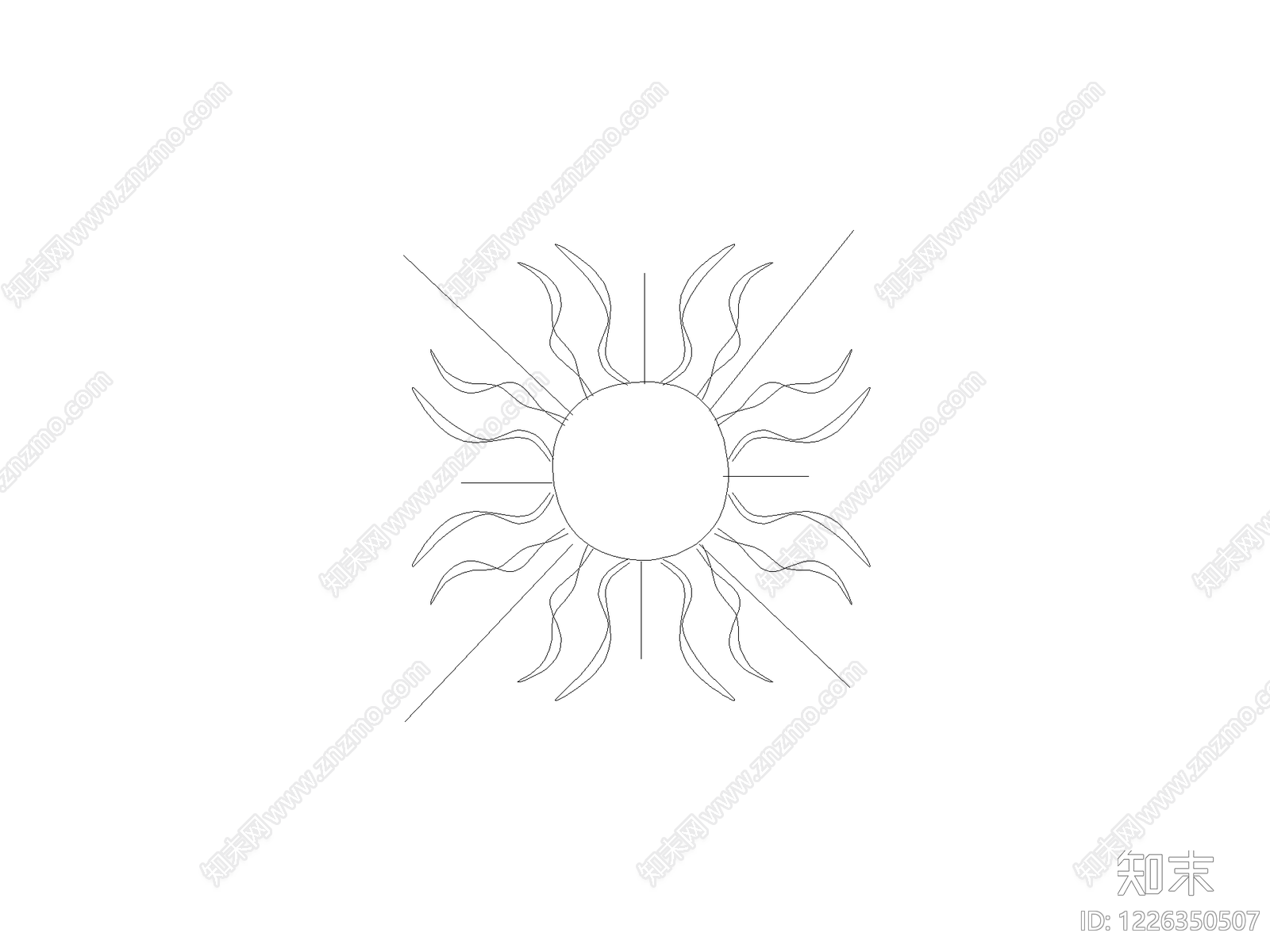 现代填充图案CAD图纸