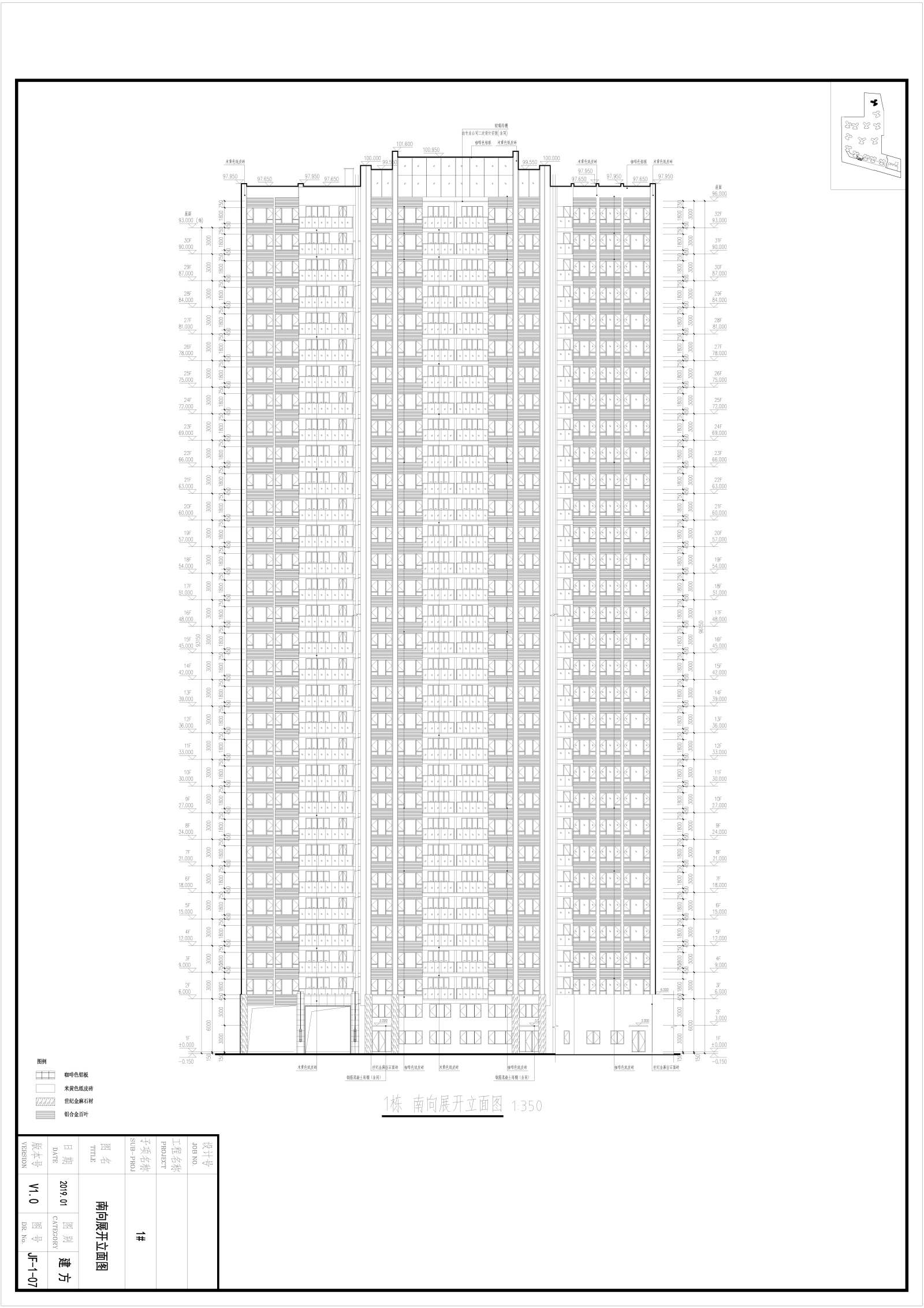 [惠州]现代风格住宅建筑方案文本 cad施工图下载【ID:149859166】