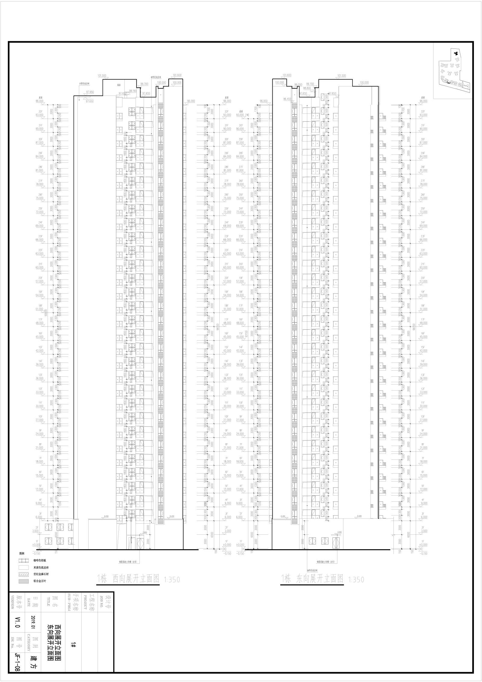 [惠州]现代风格住宅建筑方案文本 cad施工图下载【ID:149859166】