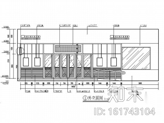 [北京]国际化控股综合金融服务机构支行装修施工图cad施工图下载【ID:161743104】