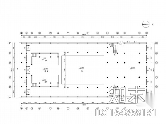 中式戏台、祠堂建筑施工图施工图下载【ID:164868131】