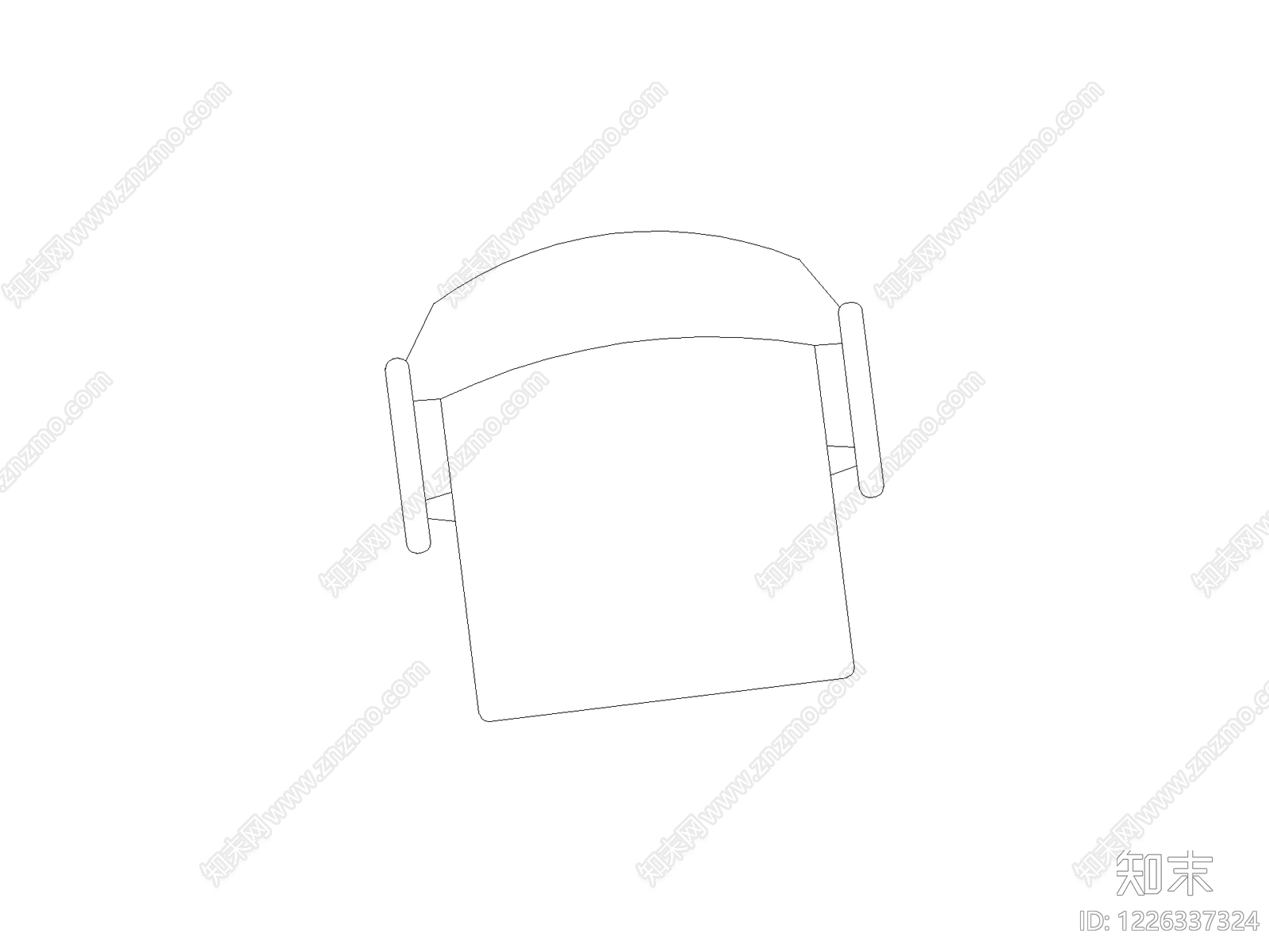现代床CAD图纸