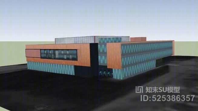 榛mccallion学术图书馆和学习中心SU模型下载【ID:525386357】