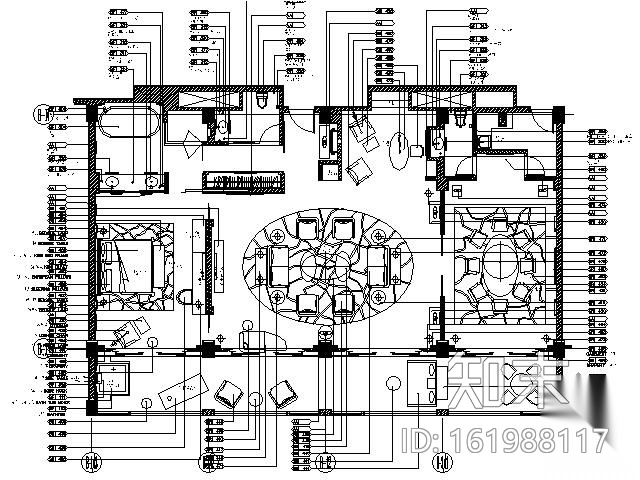 [东莞]五星酒店外交套房施工图施工图下载【ID:161988117】