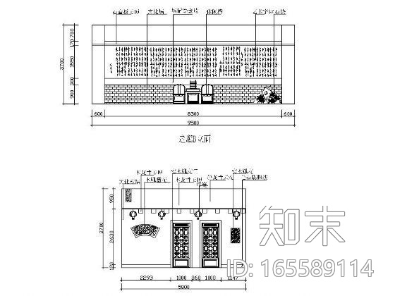 [毕业设计]山东茶楼设计图cad施工图下载【ID:165589114】