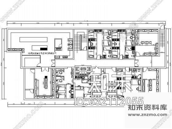 施工图北京西城区典雅混搭休闲养生会所装修施工图含效果cad施工图下载【ID:632112055】