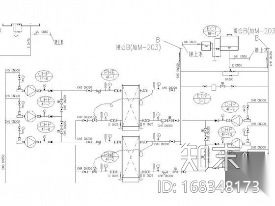 [上海]超高层商务办公楼空调通风全套施工图(著名设计院...cad施工图下载【ID:168348173】