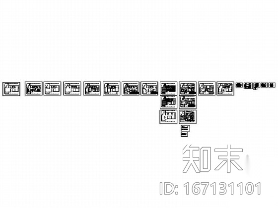 [广东]简约别致简欧风格别墅室内装修施工图cad施工图下载【ID:167131101】