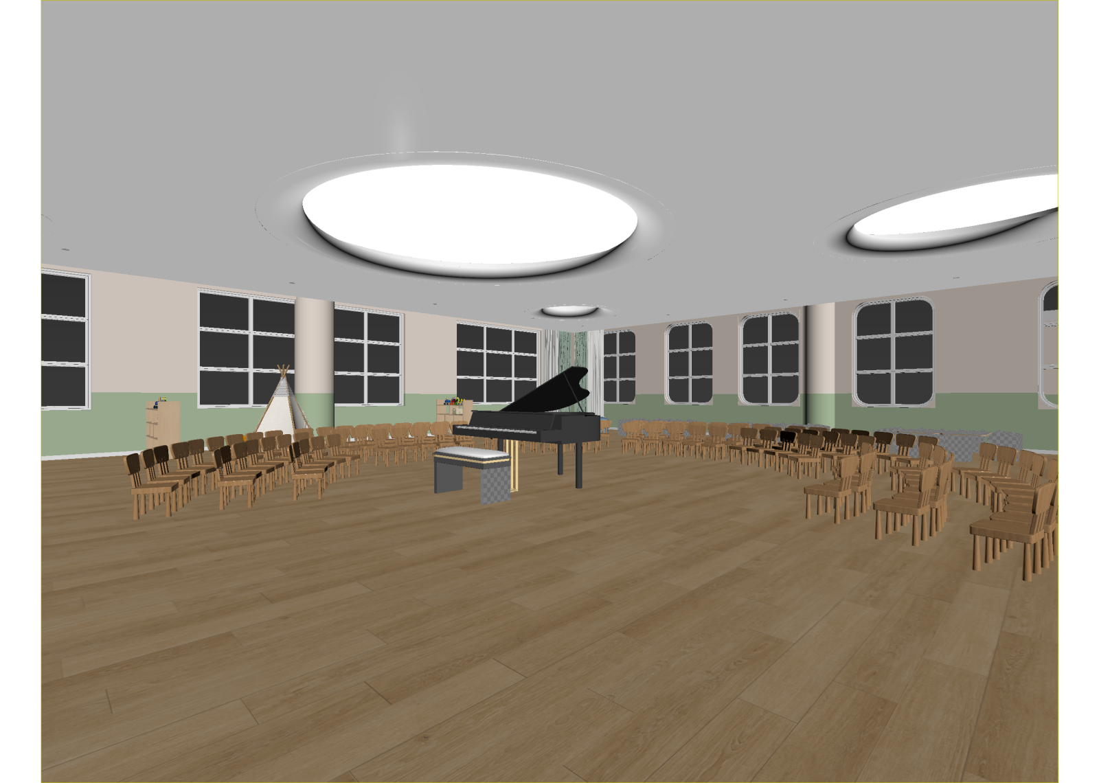 现代报告厅3D模型下载【ID:1214784456】