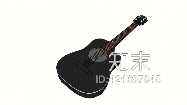 声电吉他SU模型下载【ID:421697945】