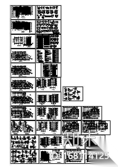 某文化街住宅楼改建工程建筑施工图cad施工图下载【ID:168114125】