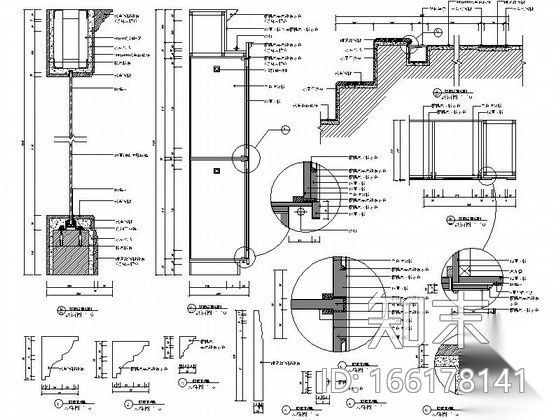 精品某洗浴中心全套施工图设计cad施工图下载【ID:166178141】