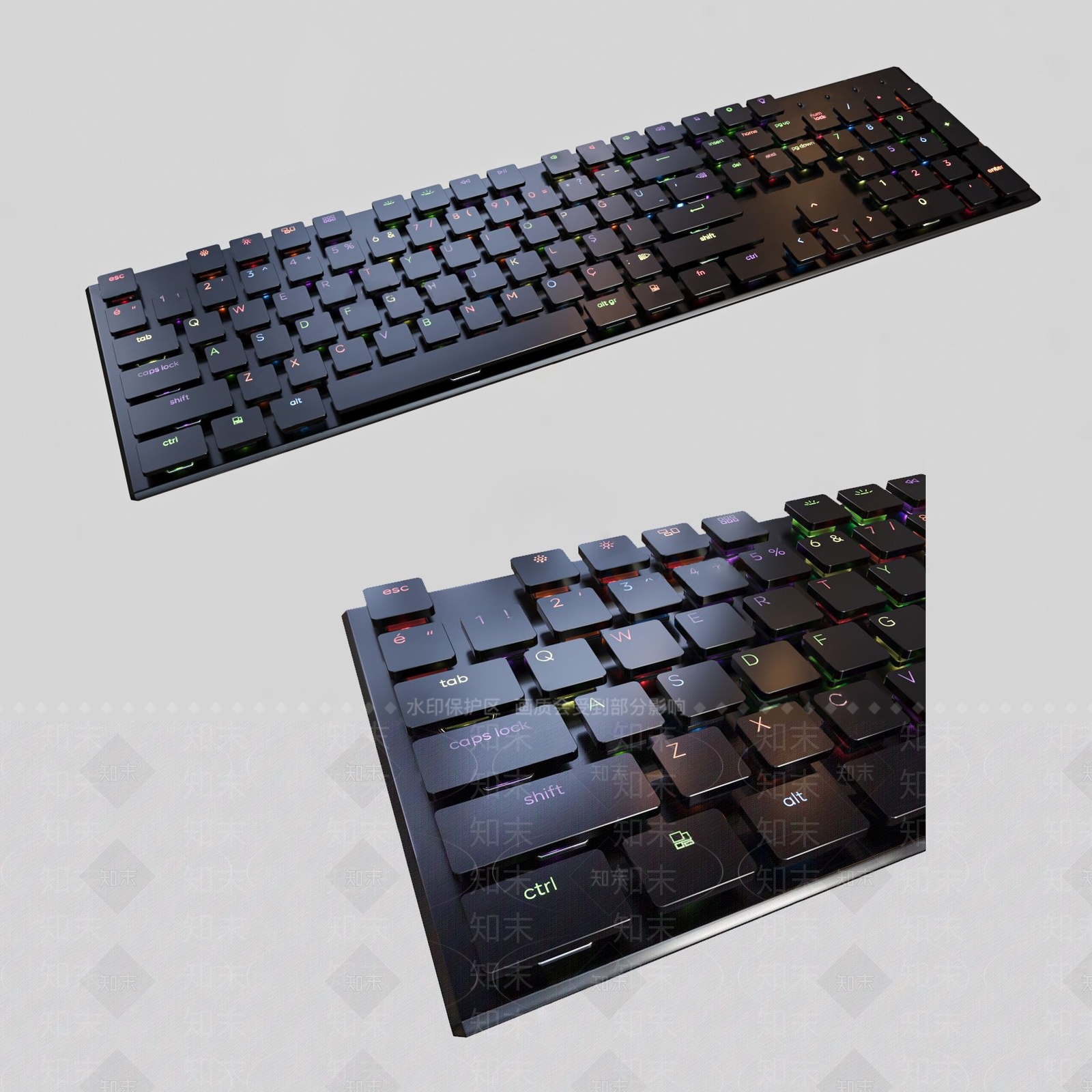 无线键盘3D模型下载【ID:192546074】