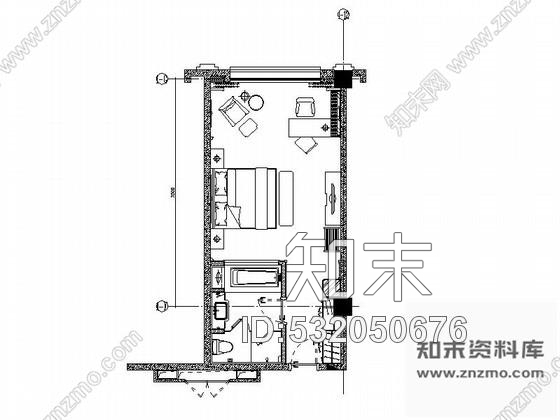 施工图河北某大酒店A1型客房装修图施工图下载【ID:532050676】