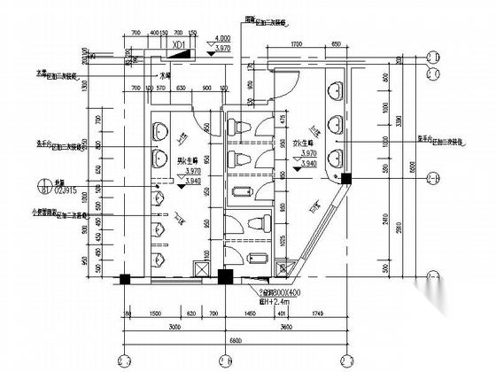 [广东]3层现代风格办公楼建筑设计施工图（知名设计院）cad施工图下载【ID:167507119】