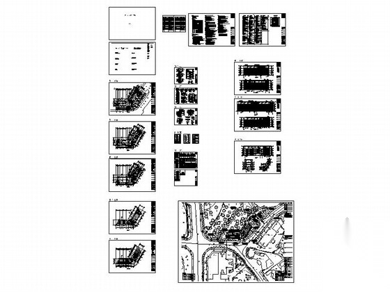 [广东]3层现代风格办公楼建筑设计施工图（知名设计院）cad施工图下载【ID:167507119】